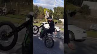 SUR RON E BIKE WHEELIE 🚗🔋🔥 [upl. by Ahsinna]