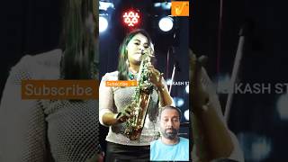 Saxophone Music  Badan Pe Sitare Lapete Huye  Saxophone Queen Lipika saxophone shorts ytshorts [upl. by Zilef368]