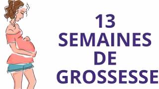 13 SEMAINES DE GROSSESSE ou treizième semaine de grossesse [upl. by Sheng]