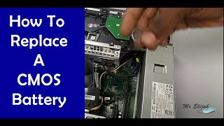 Replacing the CMOS Battery of an HP Computer [upl. by Hetti919]