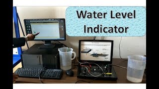 Water Level Indicator using Capacitance Sensor and Interfacing with PC  Automatic level indicator [upl. by Henarat786]