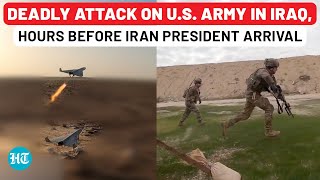 Huge Attack On US Army In Iraqs Baghdad Hours Before Iran Presidents Arrival For Trip  Israel [upl. by Narrad]