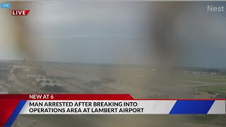 Man arrested at St Louis Lambert Airport [upl. by Yhtamit822]