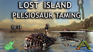 Ark Plesiosaur Tame amp Epic Underwater Battle Ark Lost Island Ep 22  Ark Survival Evolved Gameplay [upl. by Emmalyn]