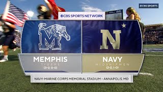 Highlights Navy Football vs Memphis 92124 [upl. by Aviva]