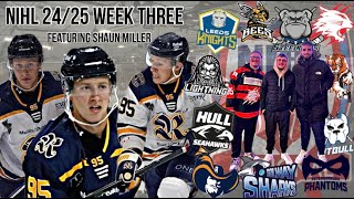 NIHL 2425 Week Three🏒Featuring Shaun Miller🤠Maccas Talk Hockey🎙️ [upl. by Bittencourt]