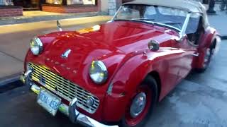 1950s Triumph tr3 review Jays Classic cars [upl. by Guy]