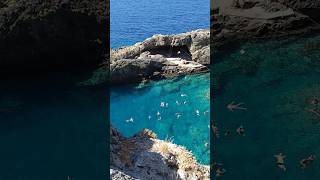 South of Crete The Turquoise Secret Beach 🪸🤿summer beach crete greece ελλάδα 2024 κρήτη [upl. by Lasonde]