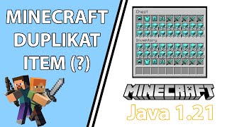 Minecraft Duplication Glitch  Minecraft Java 121  Indonesia [upl. by Neda]