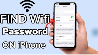 See Connected WiFi Password On iPhone [upl. by Sajovich]