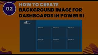 HOW TO CREATE BACKGROUND IMAGE FOR DASHBOARDS IN POWER BI  DESIGN 02 [upl. by Nnairda]