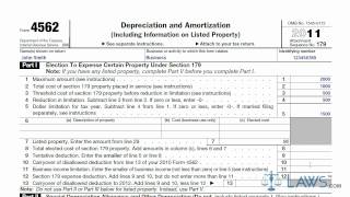 Learn How to Fill the Form 4562 Depreciation and Amortization [upl. by Floria]