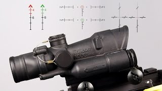 Trijicon TA02 4x32 ACOG New Reticles  OpticsPlanetcom Product in Focus [upl. by Alfeus]