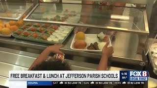 Jefferson Parish Schools to offer free meals benefiting students beyond nutrition [upl. by Ecinahc]