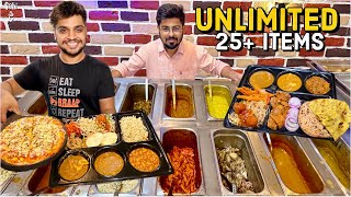 Unlimited Food Buffet in Rs 169  Street Food India  Best Veg Food [upl. by Chenay]