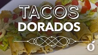 Taquitos Dorados  Mexican tacos  kiwilimon [upl. by Zorina]