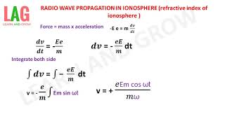 Radio Wave Propagation In Ionosphere  Reflective Index of Ionosphere हिन्दी [upl. by Aviva]