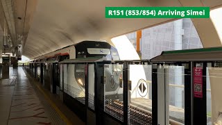 Fast ProgressSMRT R151 853854 arriving Simei [upl. by Jeremie]