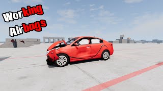 Airbags in BeamNG [upl. by Baudin]