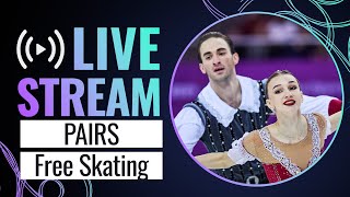 LIVE  Pairs Free Skating  ISU World Junior Championships  Taipei City 2024  FigureSkating [upl. by Riddle]