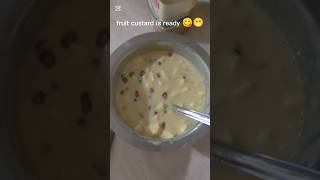 Fruit custard recipe cooking delicious dessert food shorts [upl. by Canfield]