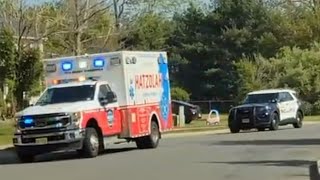 WHITESVILLE FIRE RESCUE TRUCK CENTRAL JERSEY HATZALAH AMBULANCE AND JACKSON POLICE UNIT RESPONDING [upl. by Airdnas]