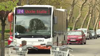 Le nouveau bus 74 qui relie Uccle à Anderlecht est en route [upl. by Anoynek]