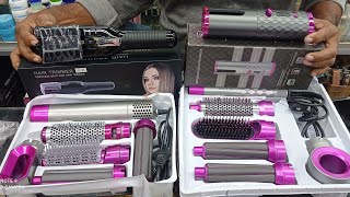 Hair trimmer  Auto curler  5in1 hot air styler  curler machine 2024 [upl. by Ardie939]