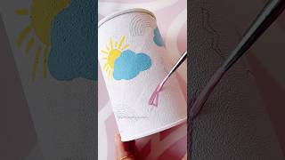 🌈⛅️☔️ painting art satisfying shorts [upl. by Yerkovich334]