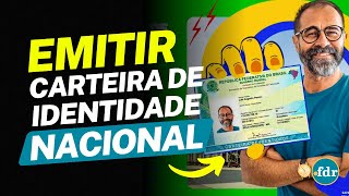 NOVA CARTEIRA DE IDENTIDADE NACIONAL COMO SOLICITAR DE GRAÇA E ONLINE VEJA COMO FUNCIONA [upl. by Orgel]