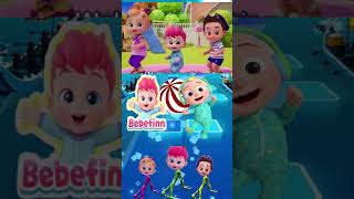 Bebefinn Pinkfong X Scary Boss Baby Coffin Dance Song Cover 8 Tiles hop shorts [upl. by Luapsemaj]