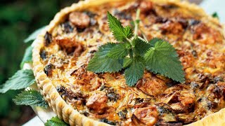 Recette  Quiche orties [upl. by Enelyak]