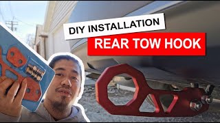 DIY HOW TO INSTALL REAR TOW HOOK [upl. by Hugo]