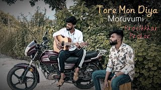 Tore Mon Diya  Protikkhar Prohor  Cover by Maruf Ahmed  Cajon Apurbo  Moruvumi [upl. by Odnama]