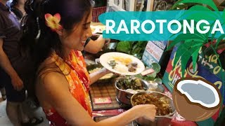 Arriving in Rarotonga Cook Islands and eating with locals [upl. by Arekat]