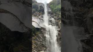 On the way to lachung from gangtok we see The Kanchanjangha waterfalltravel lachung sikkim [upl. by Gherlein]