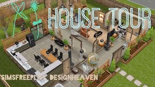 Sims Freeplay House Tour  Eco Friendly House [upl. by Eltsyrc]