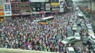 Hanoi morning traffic  October 10 2015 [upl. by Bevan]