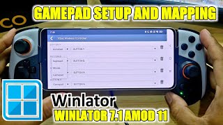 SETUP AND MAPPING GAMEPAD ON WINLATOR [upl. by Assirat]