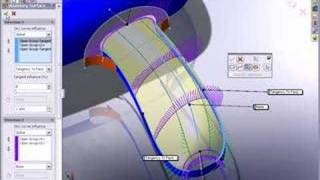 SolidWorks  Création de surfaces complexes [upl. by Michael954]