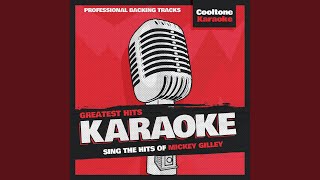 Chains of Love Originally Performed by Mickey Gilley Karaoke Version [upl. by Qiratla]