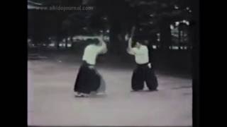 Morihiro Saito Sensei Bukiwasa Aiki ken Aiki jo Iwama 1979 [upl. by Elish]