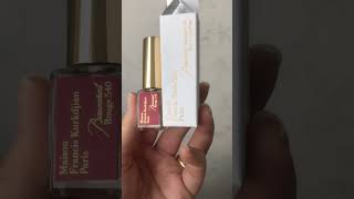 Maison Francis Kurkdjian Paris Baccarat Rouge 540 eau de parfum short review baccaratrouge edp [upl. by Yeldar]