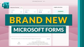 How to use the ALL NEW Microsoft Forms  Tips and tricks [upl. by Llennhoj]