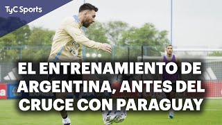 CON LA MIRA PUESTA EN PARAGUAY EL ENTRENAMIENTO DE ARGENTINA ¡CON GOLAZO DE CHILENA INCLUIDO 🔥 [upl. by Warfield]