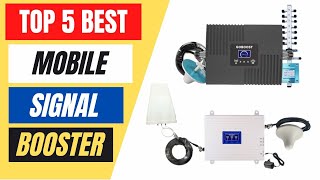 Top 5 Best Mobile Phone Signal Booster Review in 2023  Best Mobile Cellular Amplifier [upl. by Yadseut]