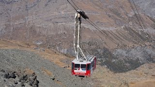 Téléphérique quotFuri  Trockener Stegquot Zermatt [upl. by Mychael]