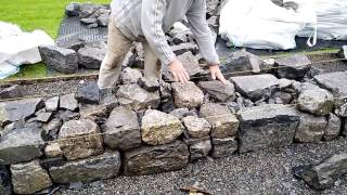 Wall building advice from stonemason Michael Fearnhead [upl. by Nonnad915]