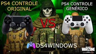 DS4WINDOWS CONTROLE PS4 GENÉRICO VS ORIGINAL PRECISÃO NOS ANALÓGICOS PARA JOGAR CALL OF DUTY WARZONE [upl. by Kcirdled]