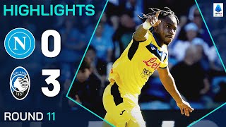 NAPOLIATALANTA 03  HIGHLIGHTS  Lookman and Retegui dismantle league leaders  Serie A 202425 [upl. by Porush]